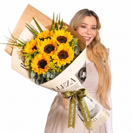 Summer Ayçiçeği Buketi